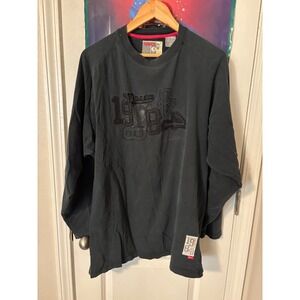 y2k Mecca 1984 Long Sleeve Black Graphic T Shirt Men's XL
